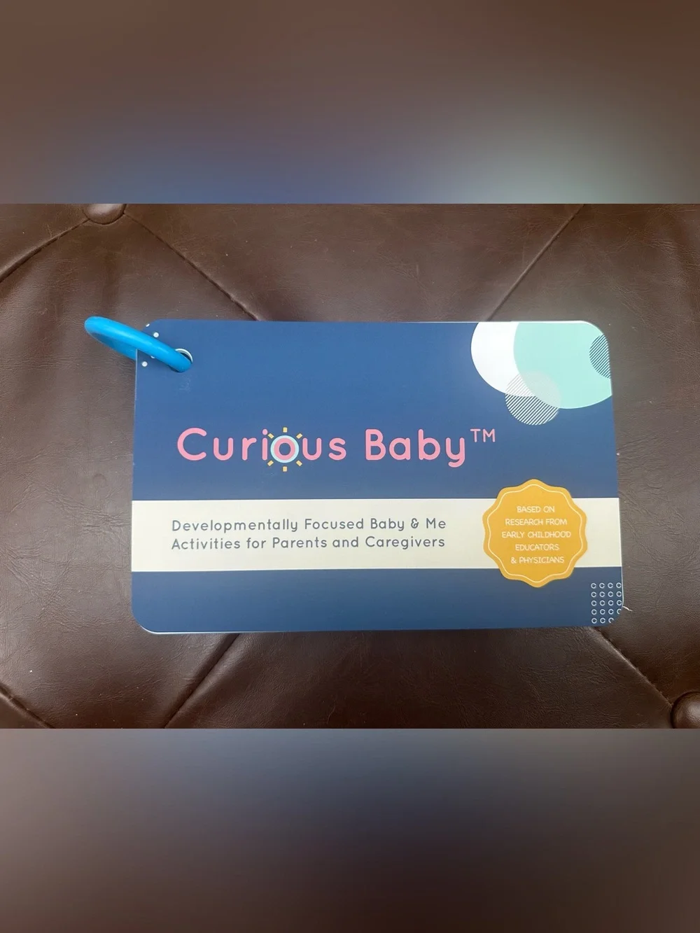 Curious Baby Activity Cards with 40+ Activities for Baby & Me for 0-12 Months